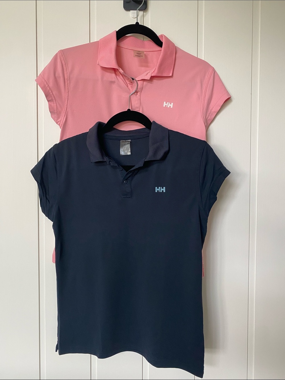 Helly Hansen Pink and Navy Polo Pair